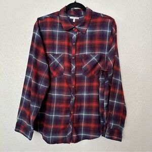 Maurices Plaid Flannel Shirt